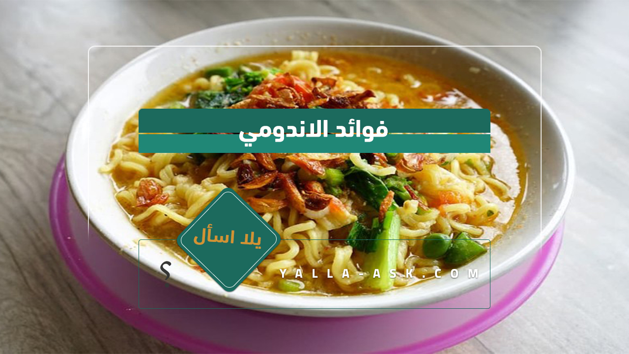 فوائد الاندومي