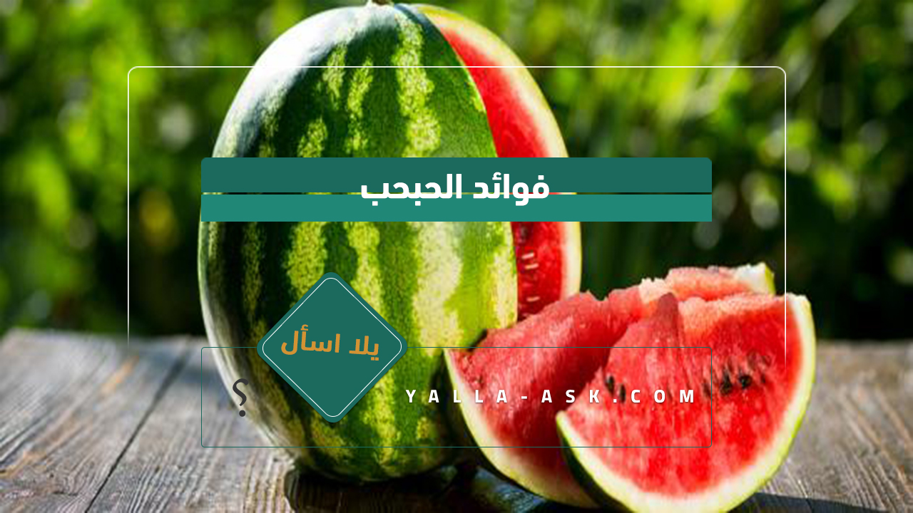 فوائد الحبحب