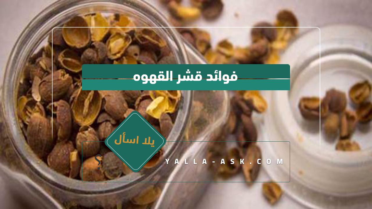فوائد قشر القهوه
